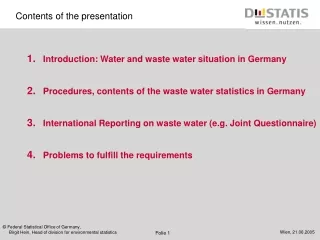 Introduction: Water and waste water situation in Germany