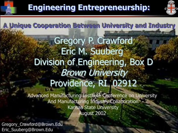 engineering entrepreneurship a unique cooperation