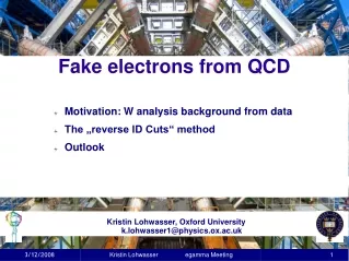 Fake electrons from QCD