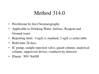 Method 314.0