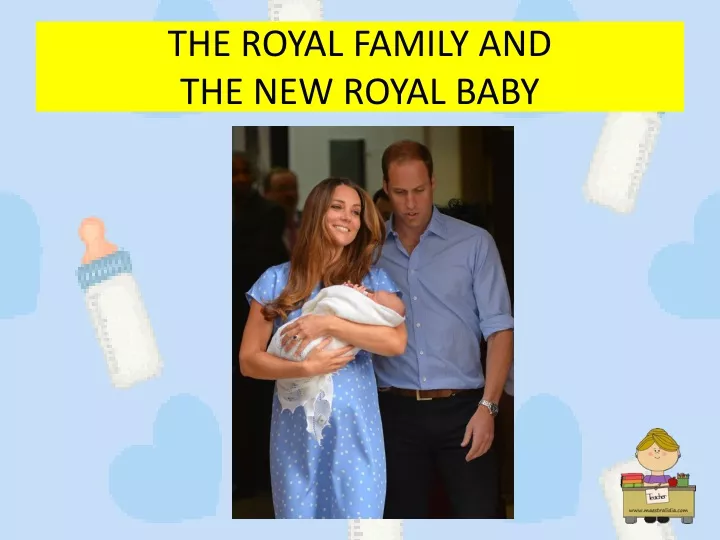 the royal family and the new royal baby