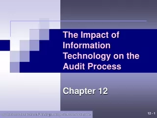 The Impact of Information Technology on the Audit Process