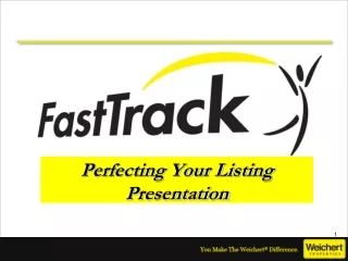 Perfecting Your Listing Presentation