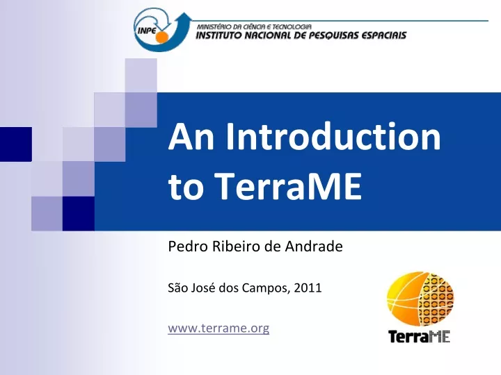 an introduction to terrame