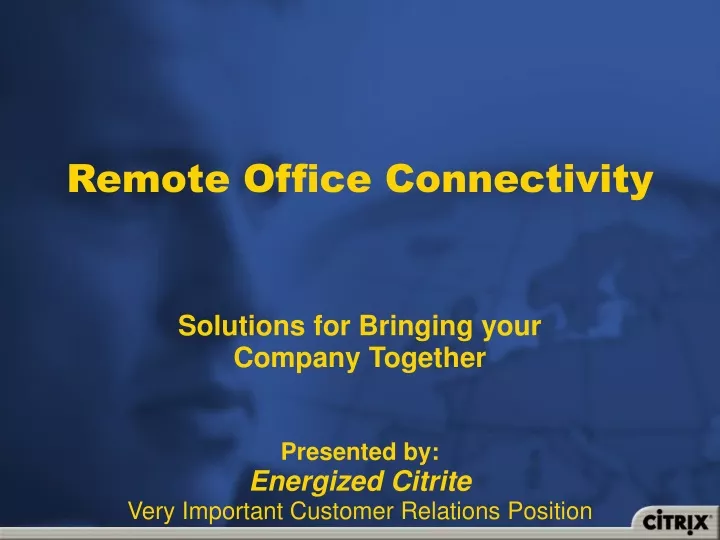 remote office connectivity