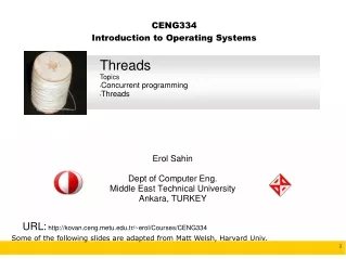 CENG334 Introduction to Operating Systems