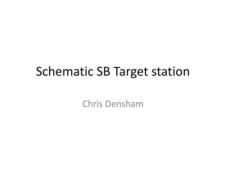 schematic sb target station