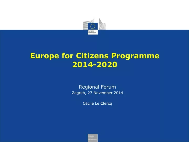 europe for citizens programme 2014 2020