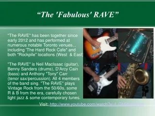 “The 'Fabulous' RAVE”