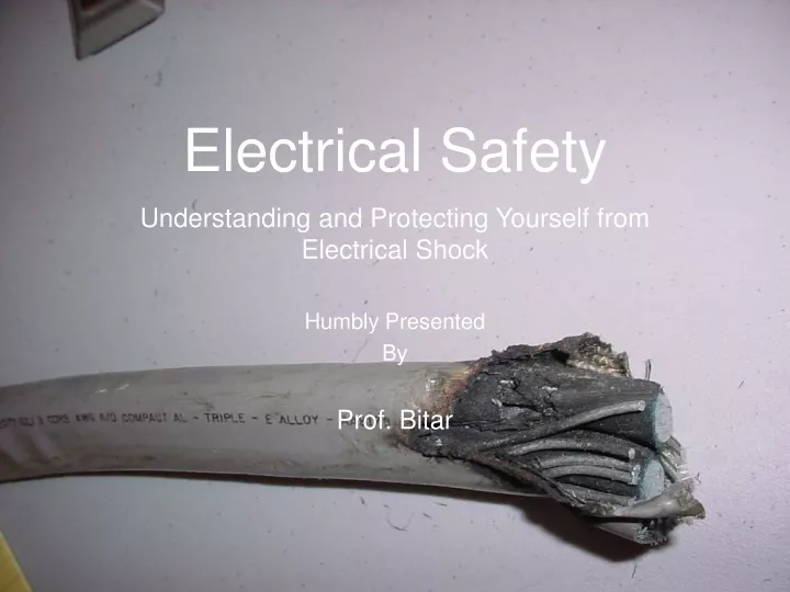 electrical safety