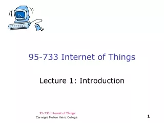 95-733 Internet of Things