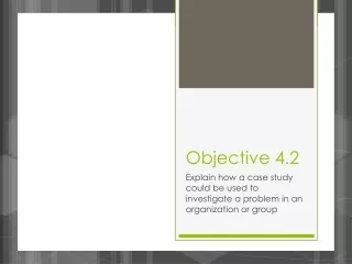 Objective 4.2