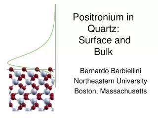 Positronium  in Quartz:  Surface and Bulk