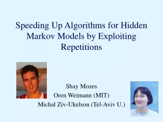 Speeding Up Algorithms for Hidden Markov Models by Exploiting Repetitions