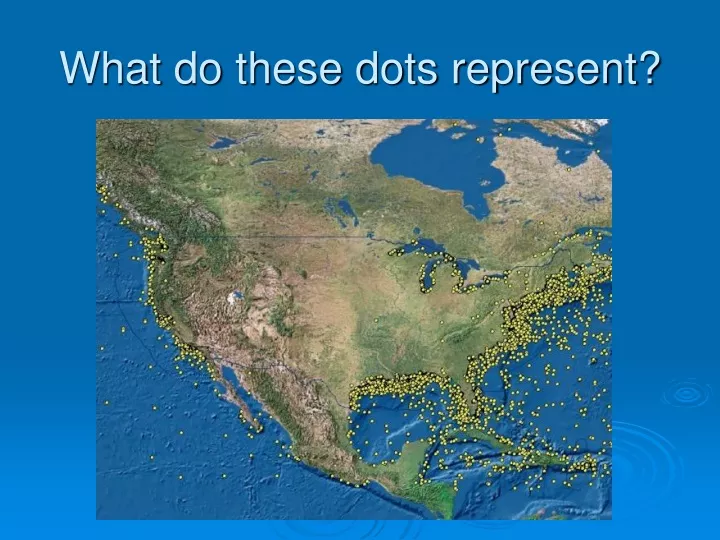 what do these dots represent