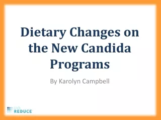 Dietary Changes on the New Candida Programs