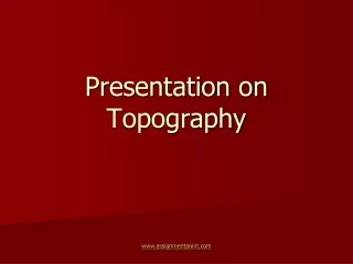 Presentation on Topography