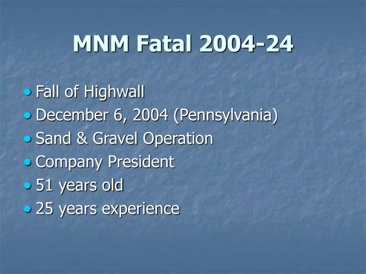 mnm fatal 2004 24