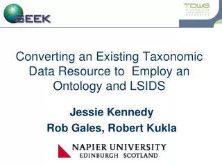 Converting an Existing Taxonomic Data Resource to  Employ an Ontology and LSIDS