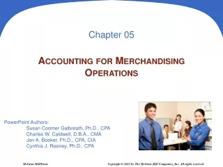 Accounting for Merchandising Operations