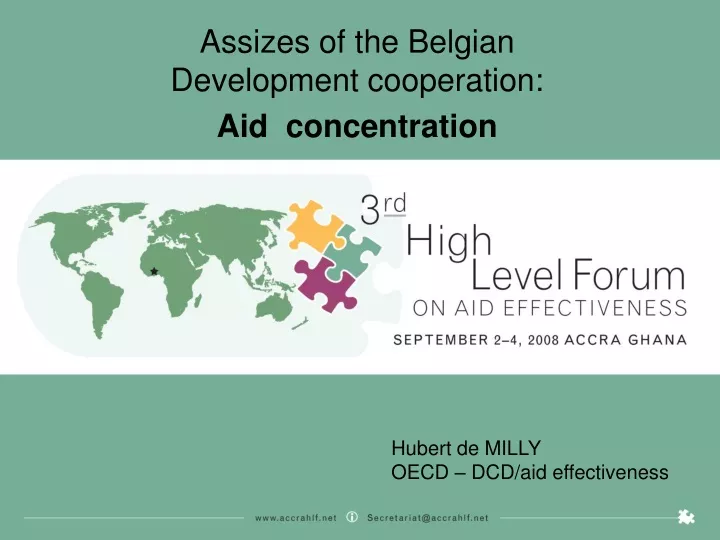 assizes of the belgian development cooperation aid concentration