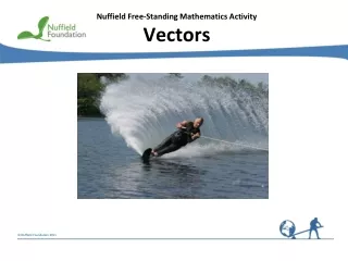 Nuffield Free-Standing Mathematics Activity Vectors