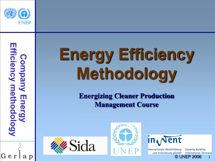 energy efficiency methodology energizing cleaner