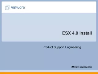 ESX 4.0 Install