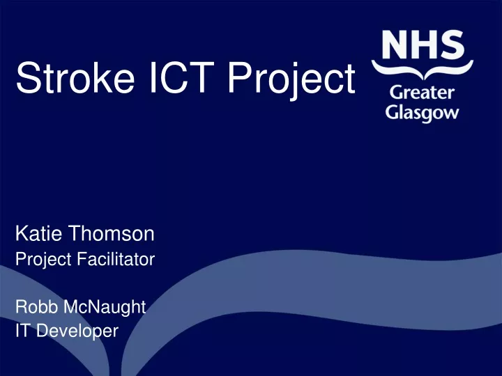 stroke ict project