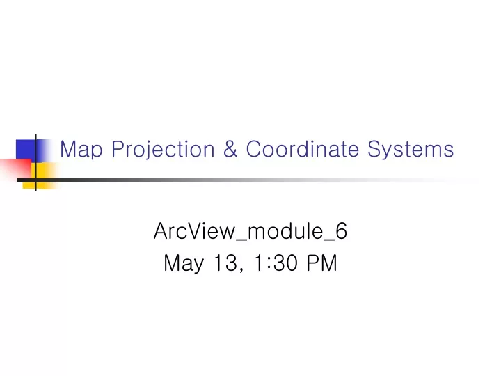 map projection coordinate systems