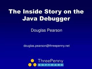 The Inside Story on the Java Debugger
