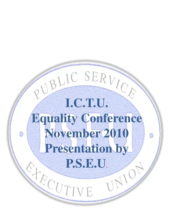 i c t u equality conference november 2010