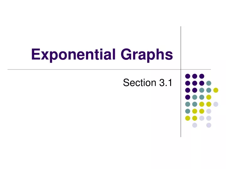 exponential graphs