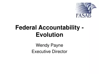 Federal Accountability - Evolution