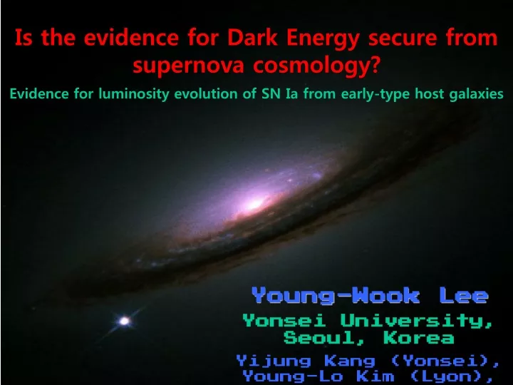 is the evidence for dark energy secure from