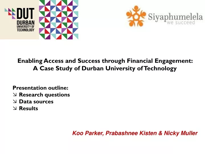 enabling access and success through financial