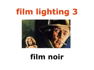 film lighting 3