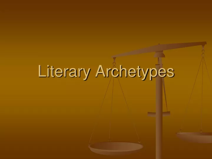literary archetypes