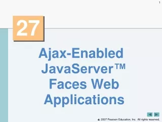 Ajax-Enabled JavaServer™ Faces Web Applications