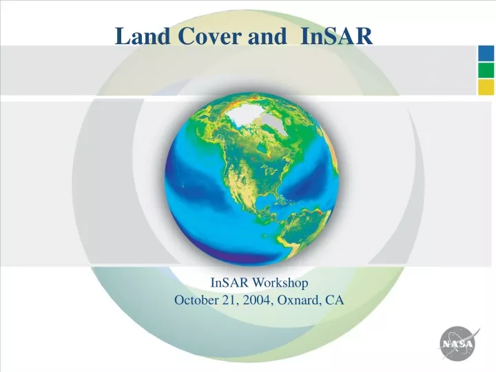 land cover and insar