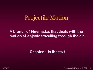 Projectile Motion