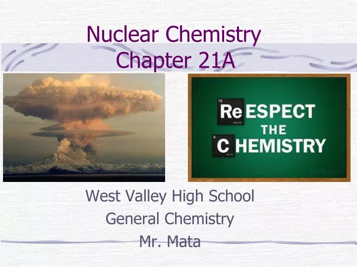 nuclear chemistry chapter 21a