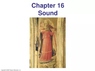 Chapter 16 Sound