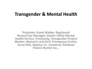 Transgender &amp; Mental  Health