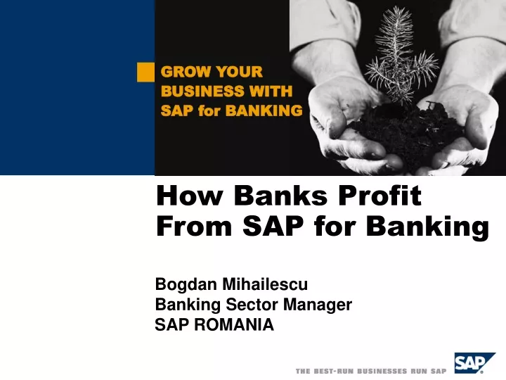 how banks profit from sap for banking