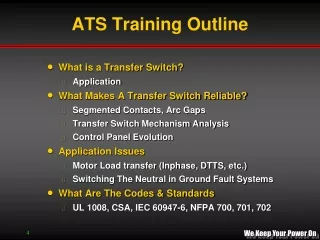 ATS Training Outline