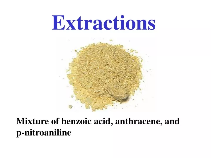 extractions