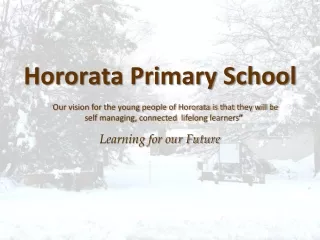 Hororata Primary School