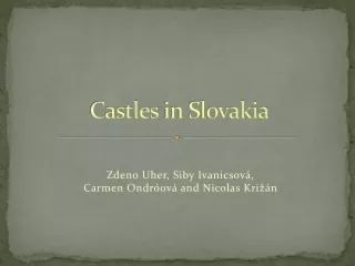 Castles  in Slovakia