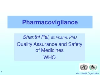Pharmacovigilance